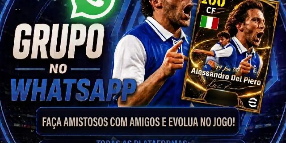 Imagem do grupo de WhatsApp AMIGOS DO EFOOTBAL 🎮