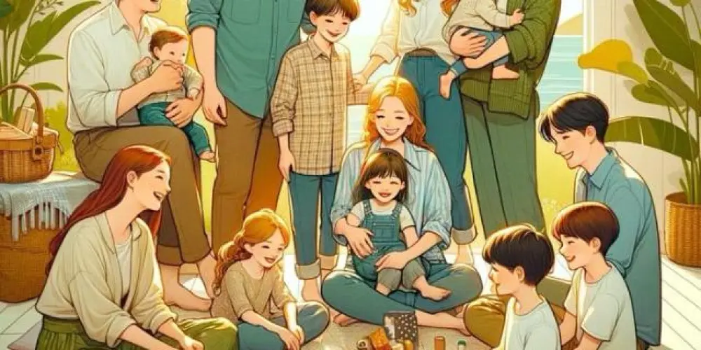 Imagem do grupo de WhatsApp Amigos e famílias