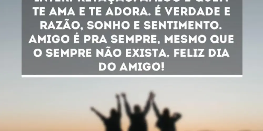Imagem do grupo de WhatsApp Amigos pra sempre