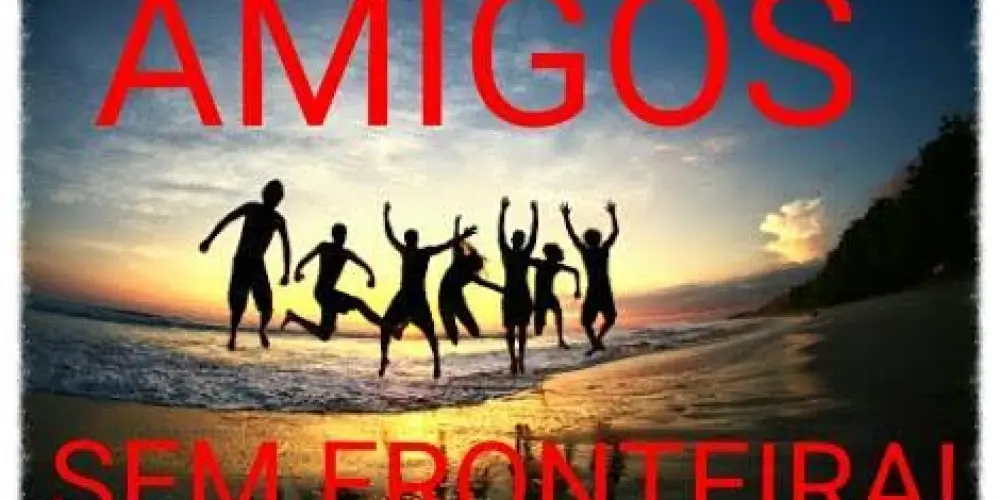 Imagem do grupo de WhatsApp Amigos se fronteiras