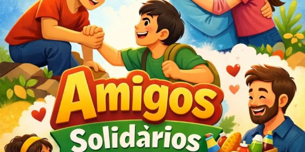 Imagem do grupo de WhatsApp Amigos Solidarios