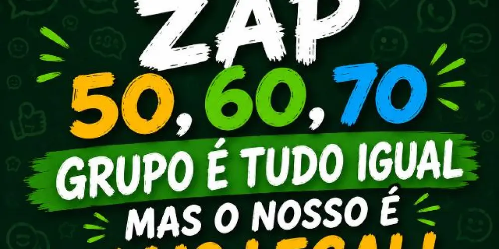 Imagem do grupo de WhatsApp Amizade 50,60,70-ON