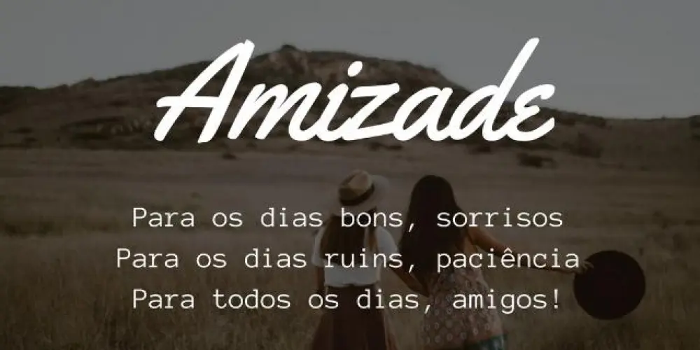 Imagem do grupo de WhatsApp Amizade