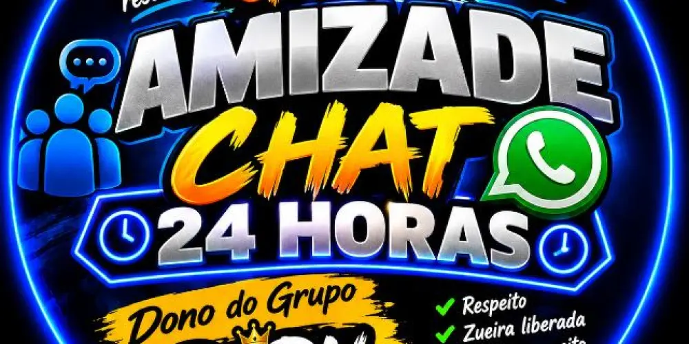 Imagem do grupo de WhatsApp AMIZADE CHAT 24 HORAS🤝