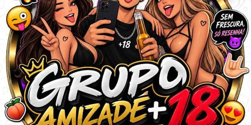 Imagem do grupo de WhatsApp Amizade e figurinhas +🔞🫰🏻