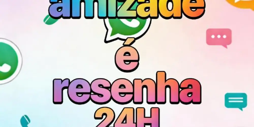 Imagem do grupo de WhatsApp AMIZADE É RESENHA  24H