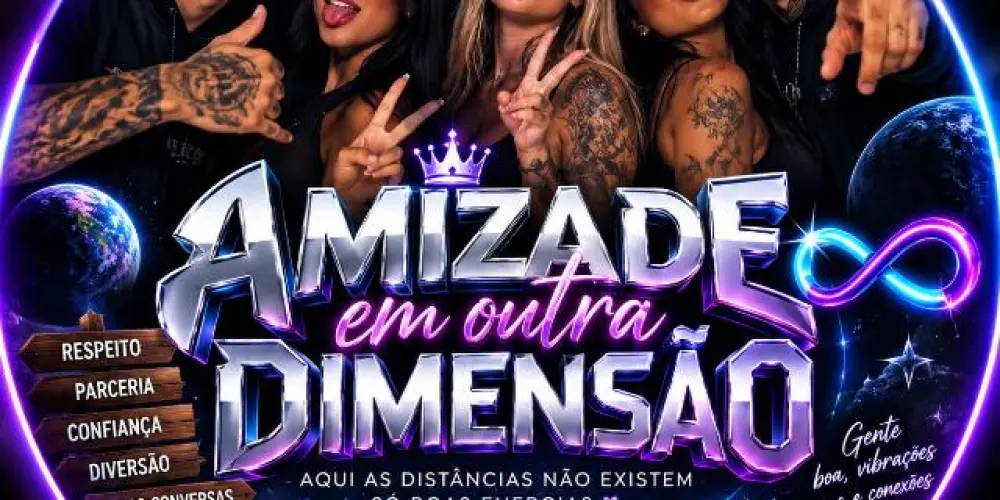 Imagem do grupo de WhatsApp 💜 ⫷ AMIZADE • EM OUTRA • DIMENSÃO ⫸