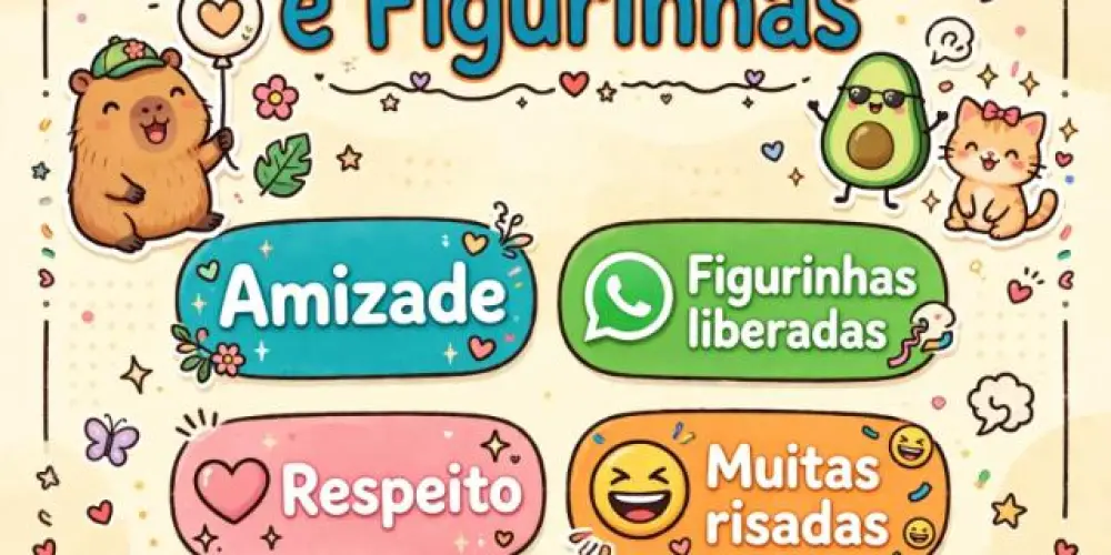 Imagem do grupo de WhatsApp 🆘❔AMIZADE & FIGURINHAS🆙🎊🪄🤩