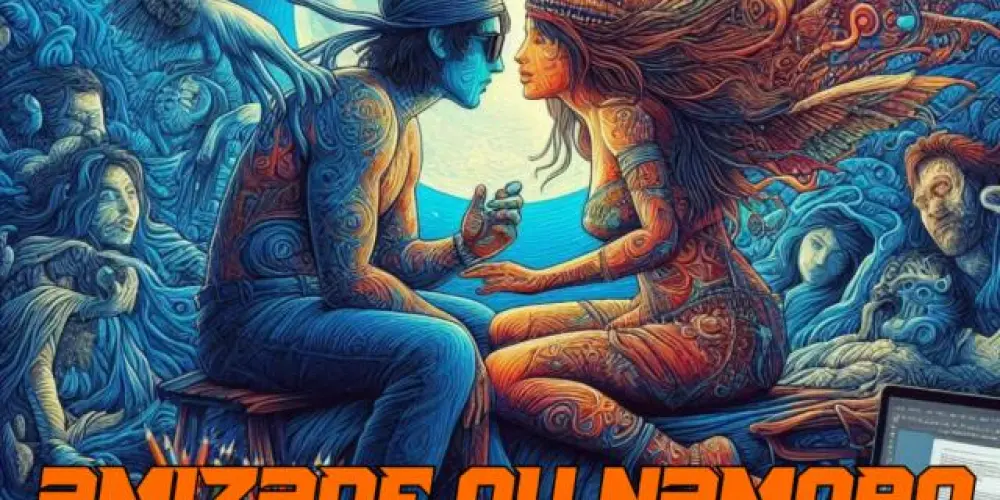 Imagem do grupo de WhatsApp AMIZADE OU NAMORO