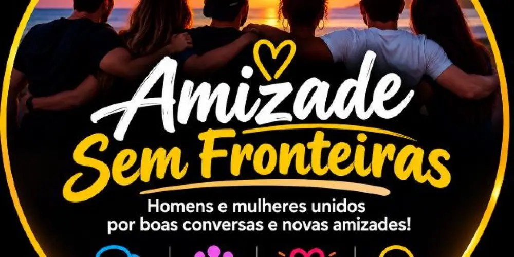 Imagem do grupo de WhatsApp Amizade Sem Fronteiras 💙