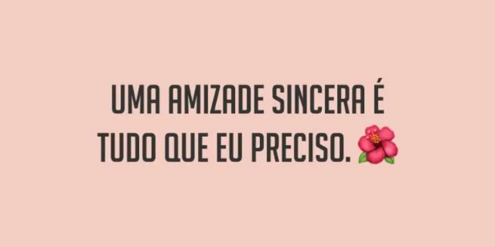 Imagem do grupo de WhatsApp Amizade sincera