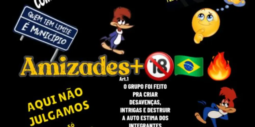 Imagem do grupo de WhatsApp Amizades🔞🇧🇷🙂‍↔️