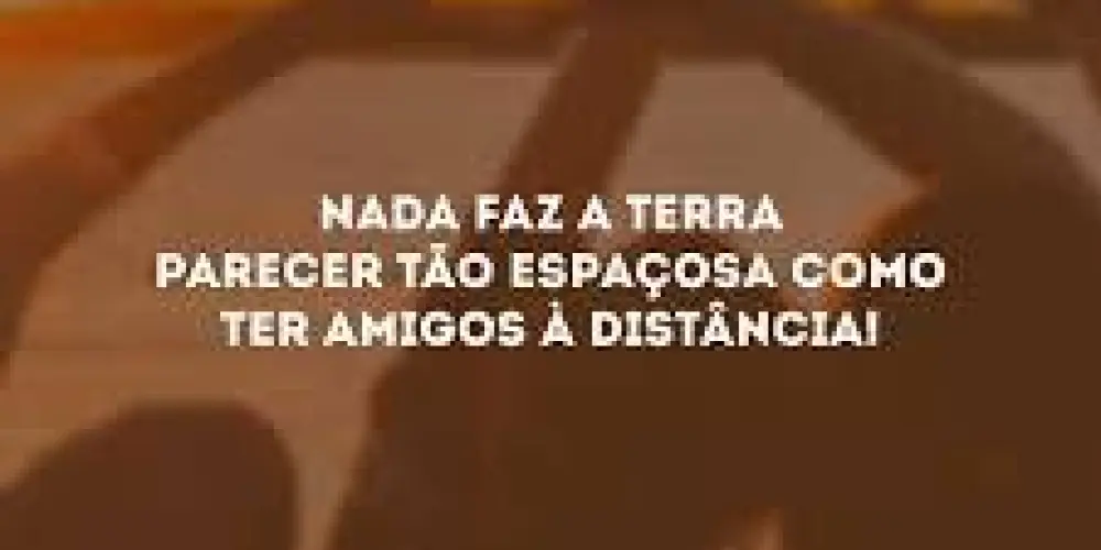 Imagem do grupo de WhatsApp Amizades á distância