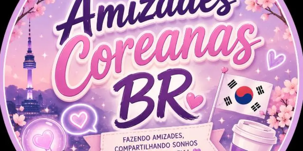 Imagem do grupo de WhatsApp Amizades Coreanas BR