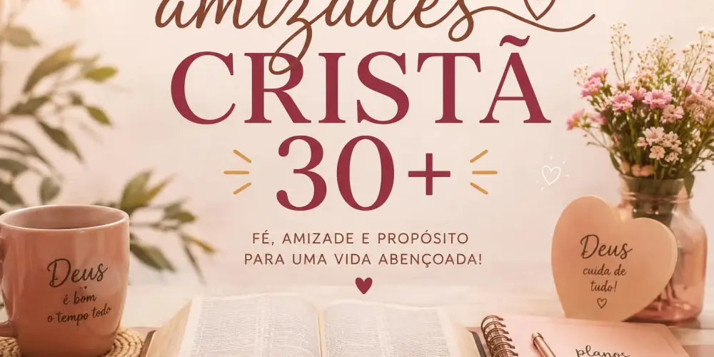 Imagem do grupo de WhatsApp Amizades cristã 30+
