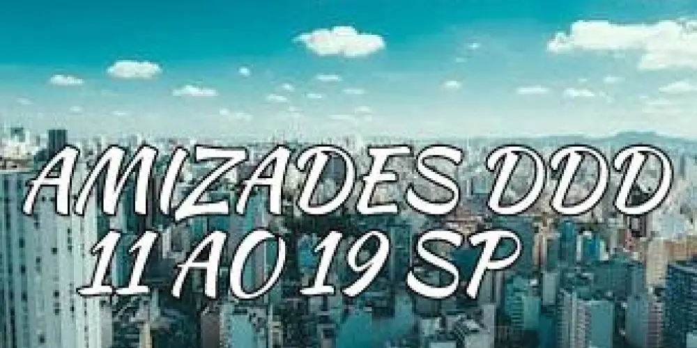 Imagem do grupo de WhatsApp AMIZADES DDD 11 AO 19 SP