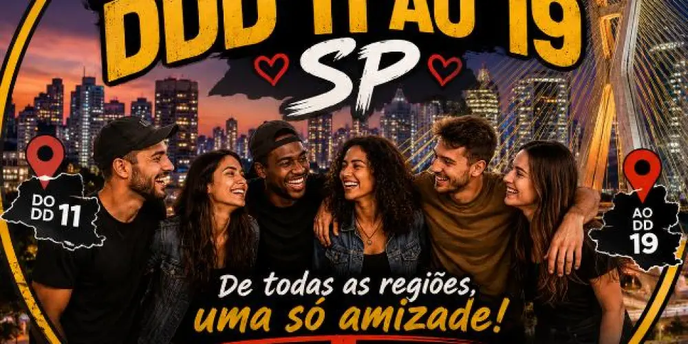 Imagem do grupo de WhatsApp AMIZADES DDD 11 AO 19 SP
