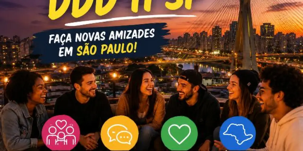 Imagem do grupo de WhatsApp AMIZADES DDD 11 SP