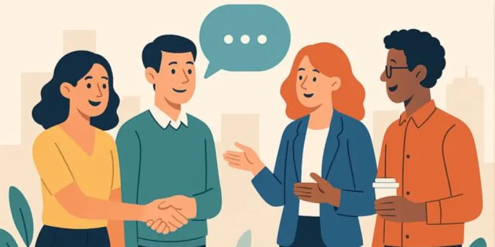 Imagem do grupo de WhatsApp Amizades e Networking