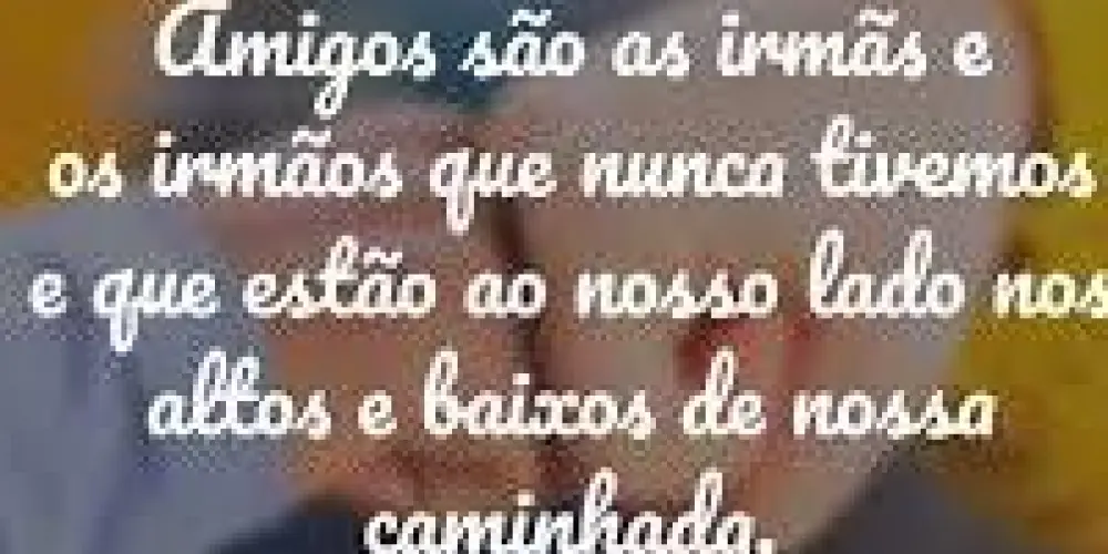 Imagem do grupo de WhatsApp Amizades e sorriso alegria