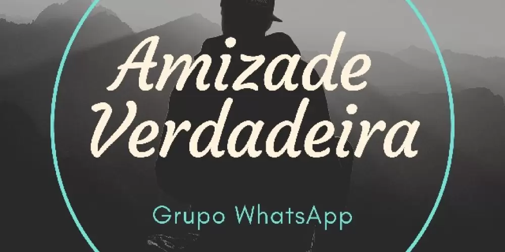 Imagem do grupo de WhatsApp amizades novas