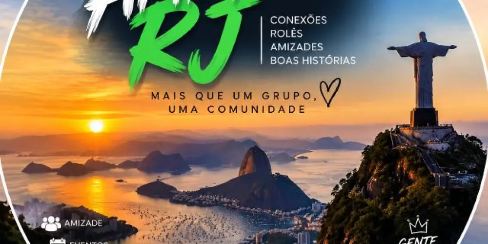 Imagem do grupo de WhatsApp AMIZADES RJ