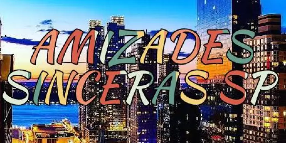 Imagem do grupo de WhatsApp AMIZADES  SINCERAS SP