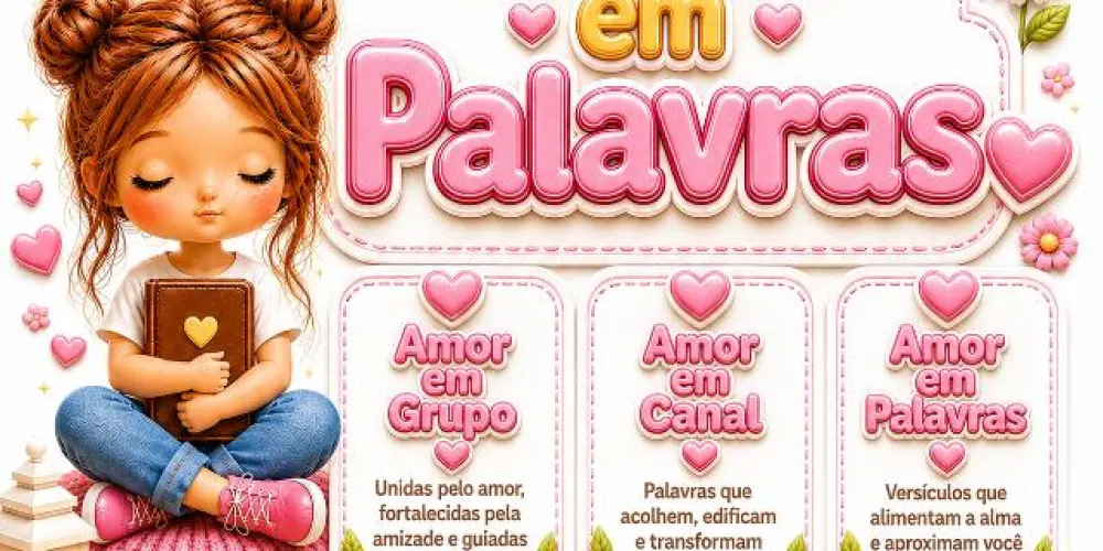 Imagem do grupo de WhatsApp Amo Em Palavras