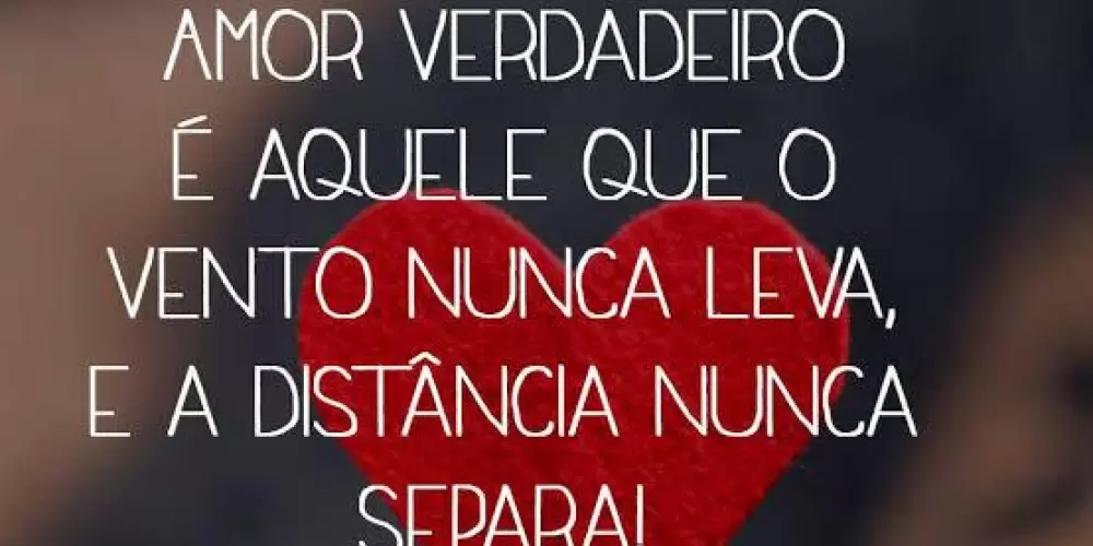 Imagem do grupo de WhatsApp Amor a distância