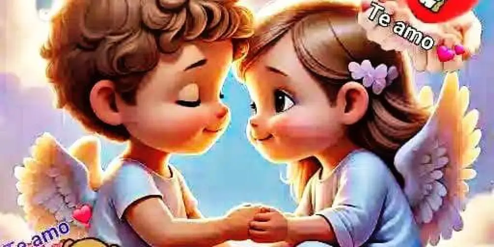 Imagem do grupo de WhatsApp Anjo e anjinha figurinhas