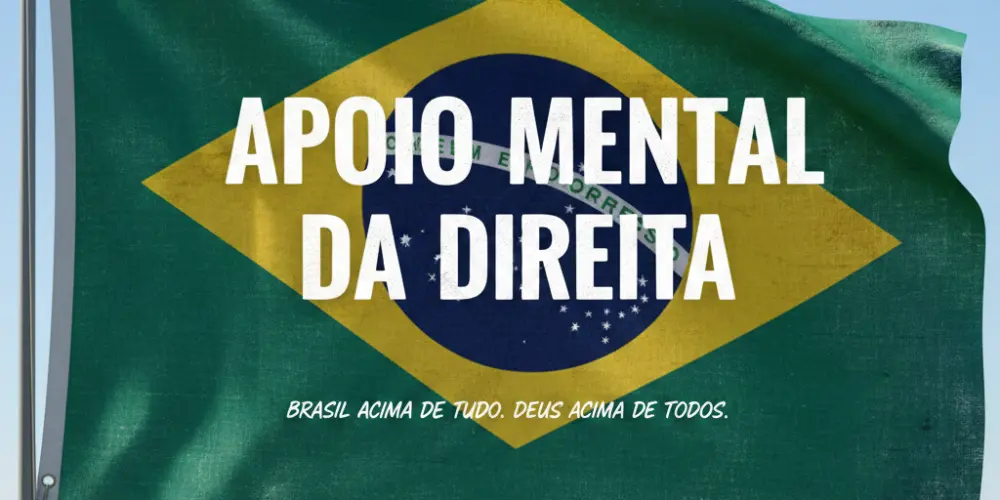 Imagem do grupo de WhatsApp Apoio mental da direita