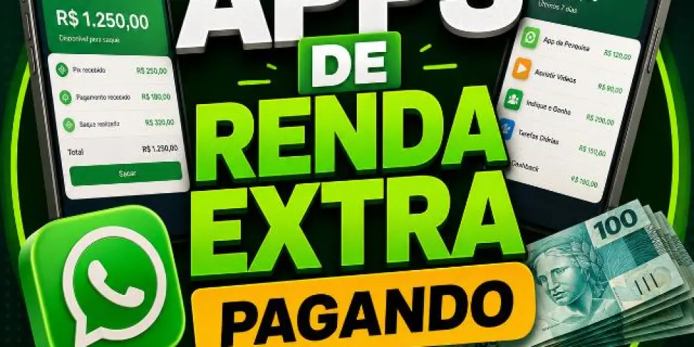 Imagem do grupo de WhatsApp Apps de renda extra pagando #1