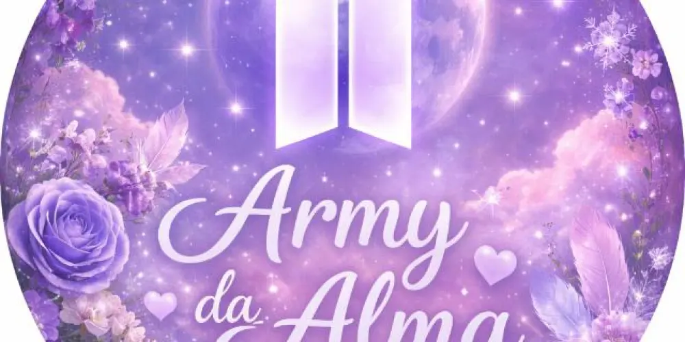 Imagem do grupo de WhatsApp Army da Alma 💜✨🎶