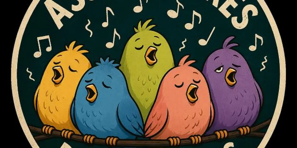 Imagem do grupo de WhatsApp Assobiandores desafinados