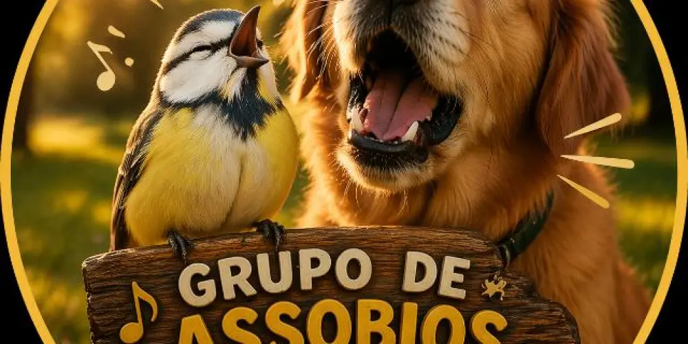 Imagem do grupo de WhatsApp Assobios e latidos