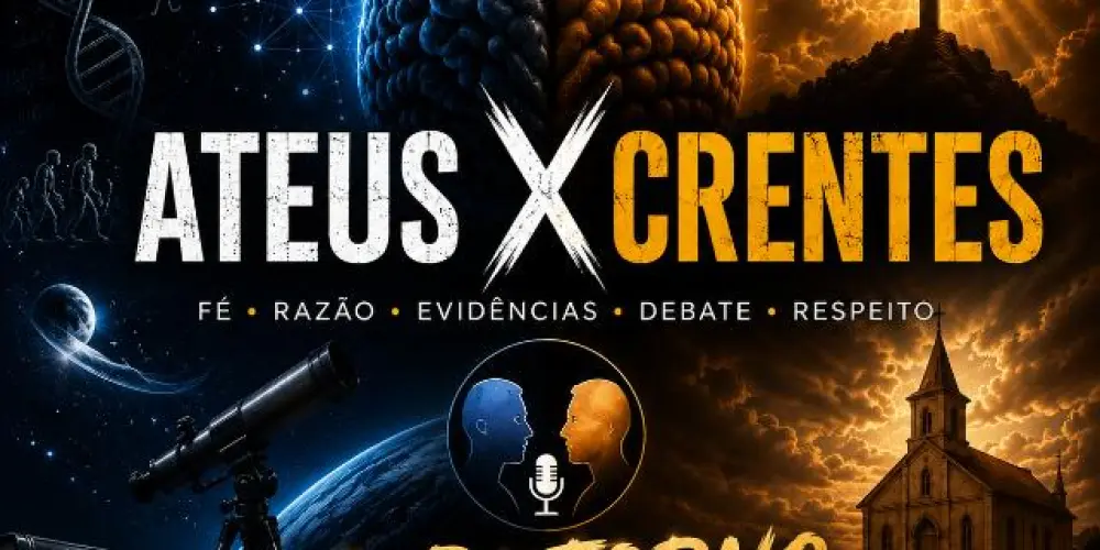 Imagem do grupo de WhatsApp ATEUS X CRENTES - O RETORNO 🤪