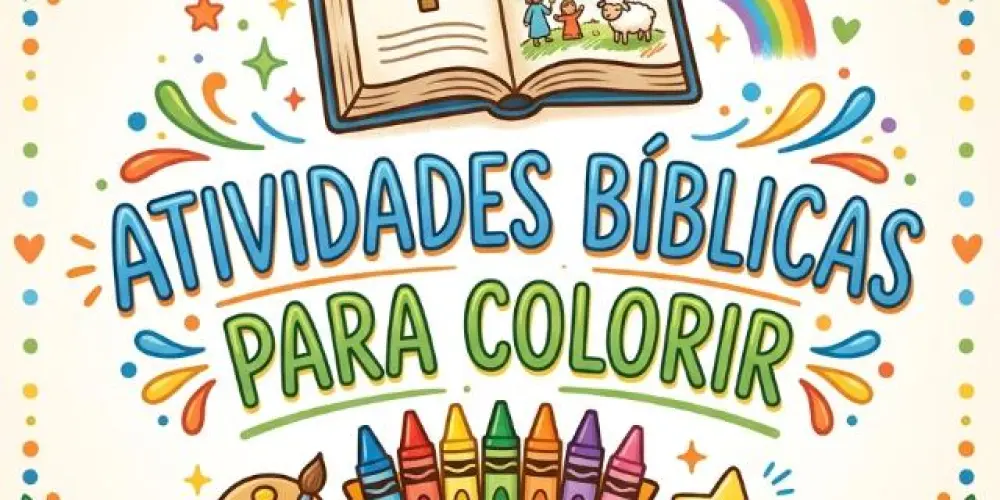 Imagem do grupo de WhatsApp Atividades Bíblicas para Colorir