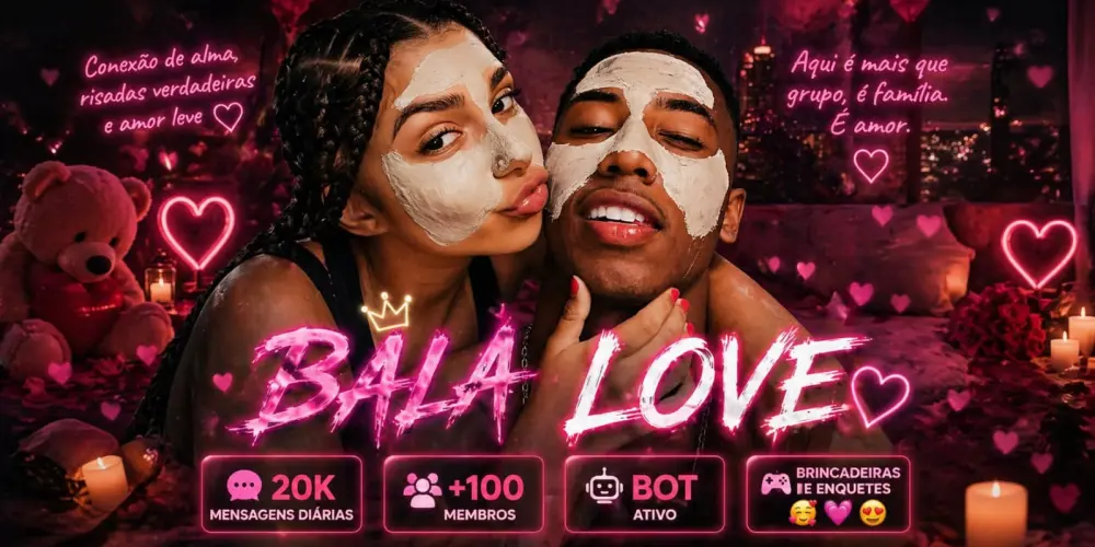 Imagem do grupo de WhatsApp Bala love