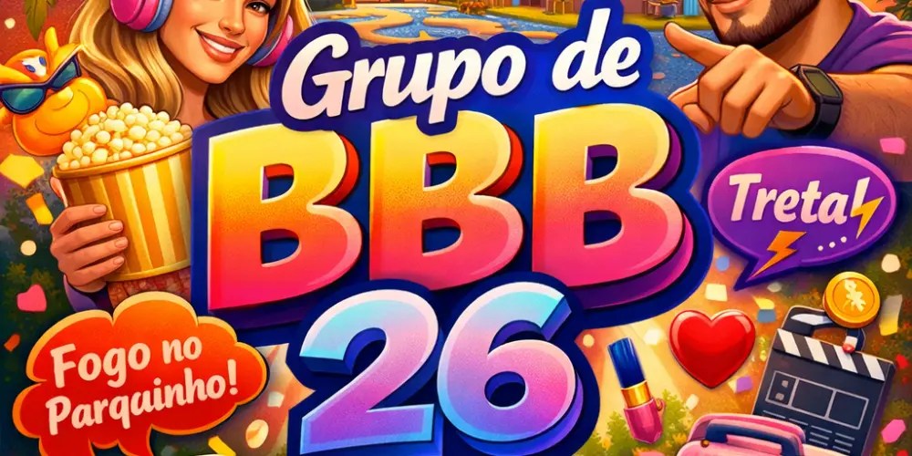 Imagem do grupo de WhatsApp BBB 26