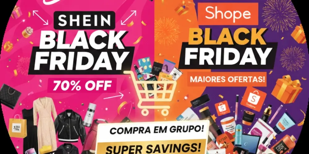 Imagem do grupo de WhatsApp 🚨BLACK FRIDAY SHEIN & SHOPEE
