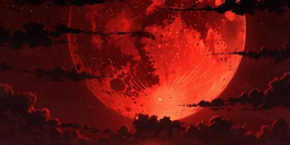 Imagem do grupo de WhatsApp Blood moon