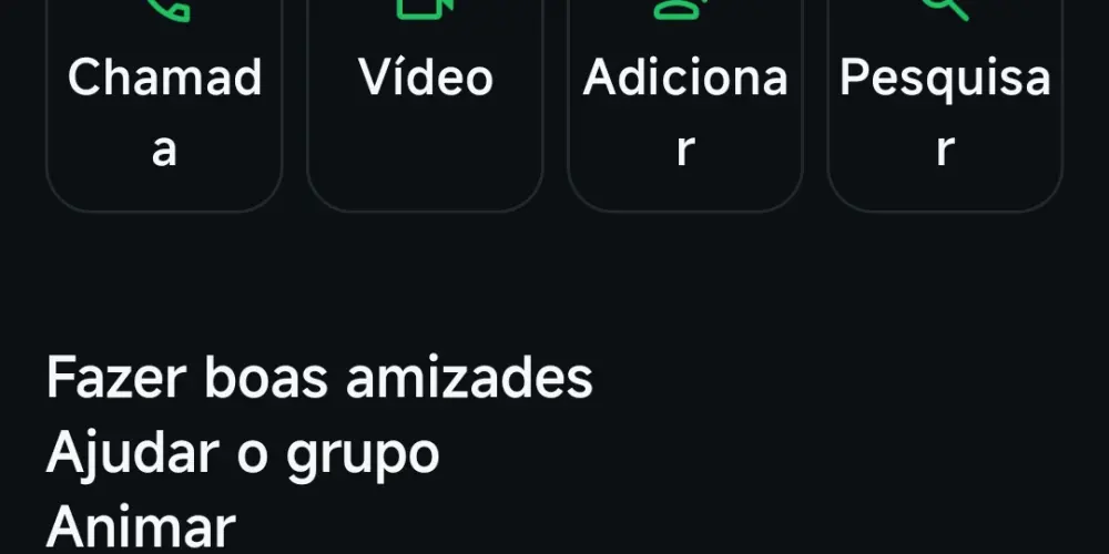 Imagem do grupo de WhatsApp Boas amizades Grandes amor