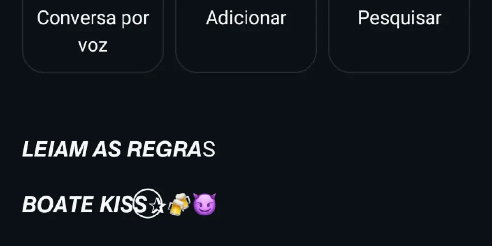 Imagem do grupo de WhatsApp BOATE KISS