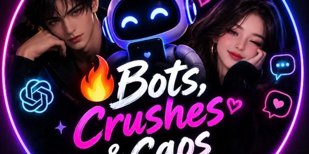 Imagem do grupo de WhatsApp 🔥 Bots, Crushes & Caos 💘