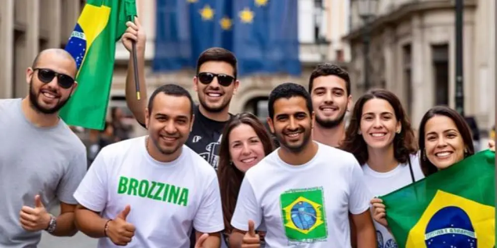 Imagem do grupo de WhatsApp BRASILEIROS NA EUROPA