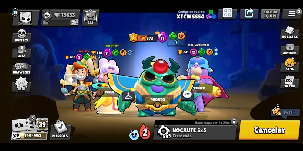 Imagem do grupo de WhatsApp Brawl Stars