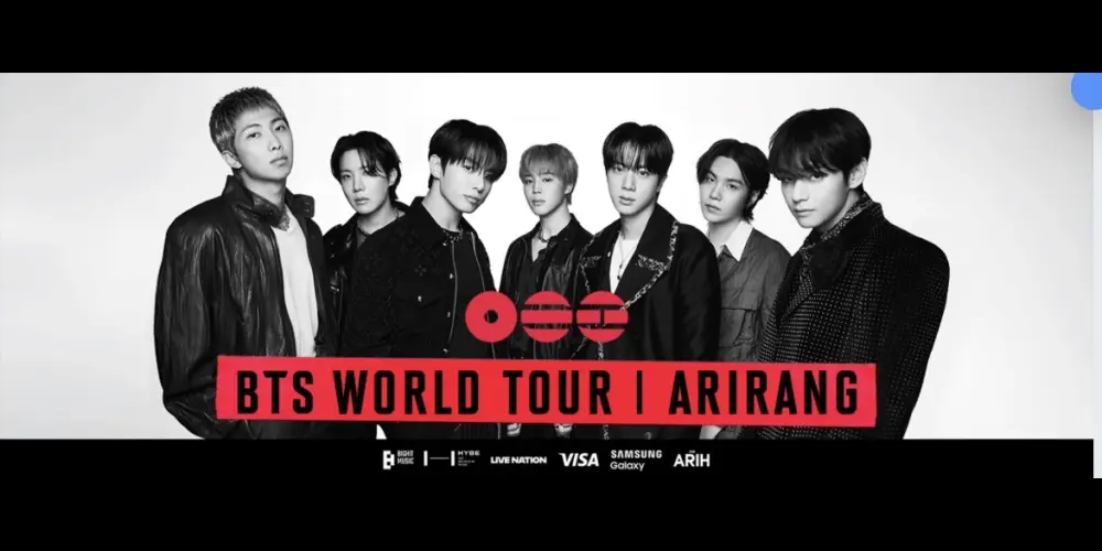 Imagem do grupo de WhatsApp BTS World Tour 'Arirang