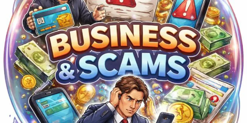 Imagem do grupo de WhatsApp 💼 ~BUSINESS AND SCAMS~ 🏴‍☠️