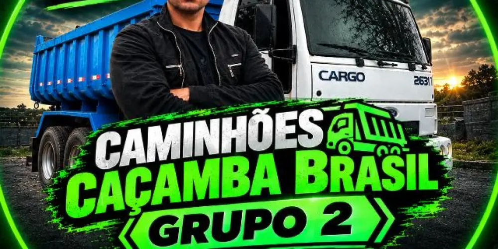 Imagem do grupo de WhatsApp CAMINHÕES CAÇAMBA BRASIL 2  _a continuação do grupo principal_