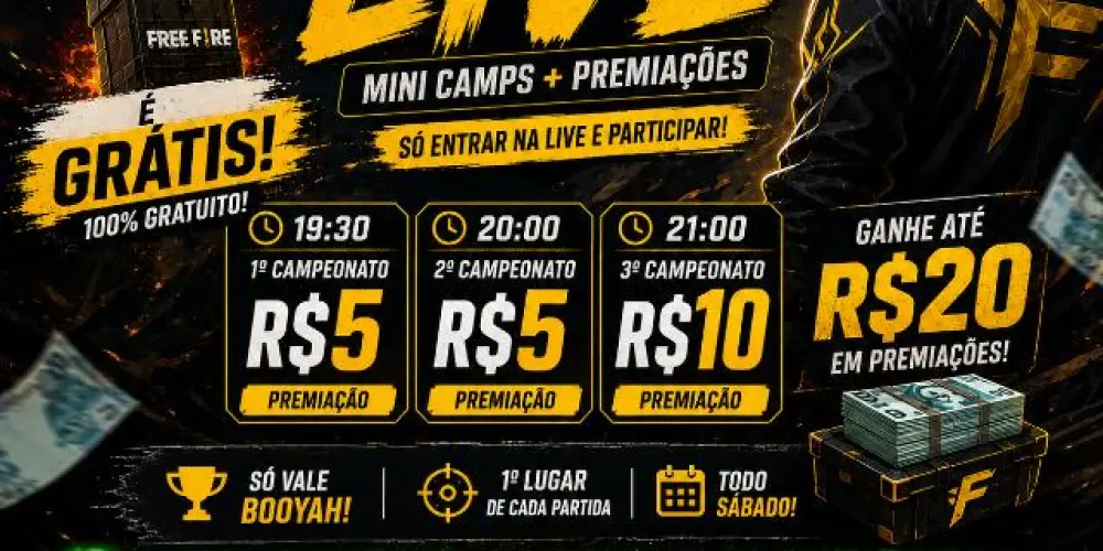 Imagem do grupo de WhatsApp CAMPS GRATUITOS FF